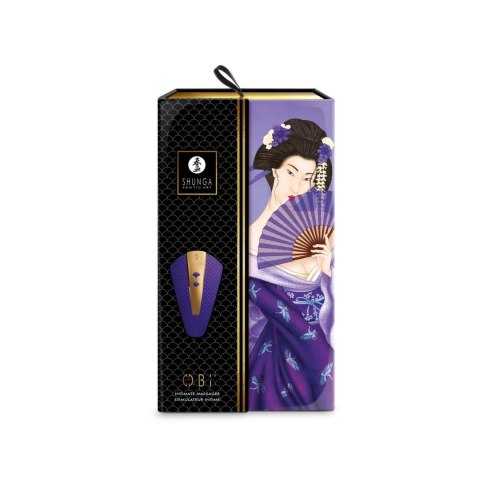 Shunga Obi Purple - masażer intymny, fioletowy, ergonomiczny 11,5 cm Shunga Obi Purple - masażer intymny, fioletowy, ergonomiczny 11,5 cm