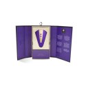 Shunga Obi Purple - masażer intymny, fioletowy, ergonomiczny 11,5 cm