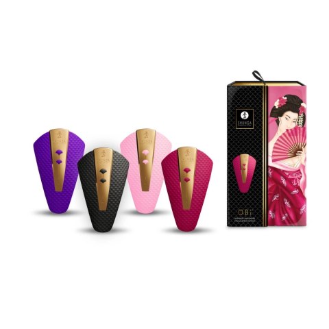 Shunga Obi Raspberry masażer z mocnym silnikiem i ergonomiczną budową Shunga Obi Raspberry masażer z mocnym silnikiem i ergonomiczną budową