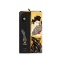 Shunga Sanya Black - Wibrujący model silikonowy, czarny, 18,5 cm