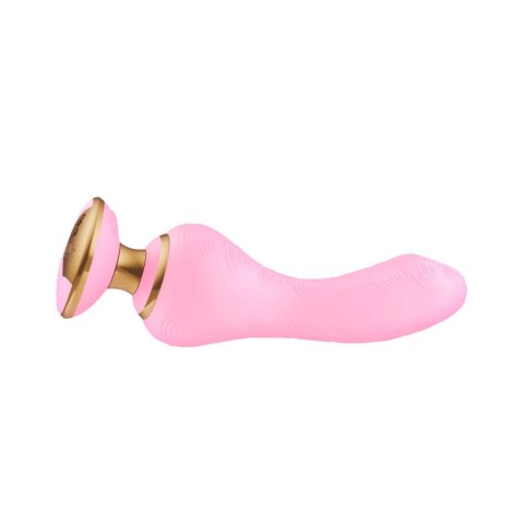 Shunga Sanya Light Pink - model wibrujący, elastyczny, silikonowy 18,5 cm Shunga Sanya Light Pink - model wibrujący, elastyczny, silikonowy 18,5 cm