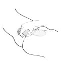 Shunga Sanya Light Pink - model wibrujący, elastyczny, silikonowy 18,5 cm