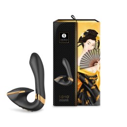 Shunga Soyo Black - dwusilnikowy model silikonowy, 17 cm