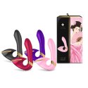 Shunga Soyo Black - dwusilnikowy model silikonowy, 17 cm