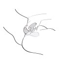 Shunga Soyo Black - dwusilnikowy model silikonowy, 17 cm