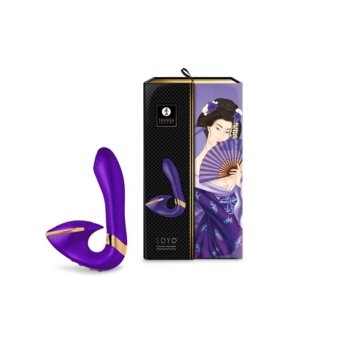 Shunga Soyo Purple - wielofunkcyjny model wibracyjny, 17 cm Shunga Soyo Purple - wielofunkcyjny model wibracyjny, 17 cm