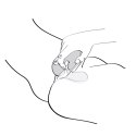 Shunga Soyo Purple - wielofunkcyjny model wibracyjny, 17 cm