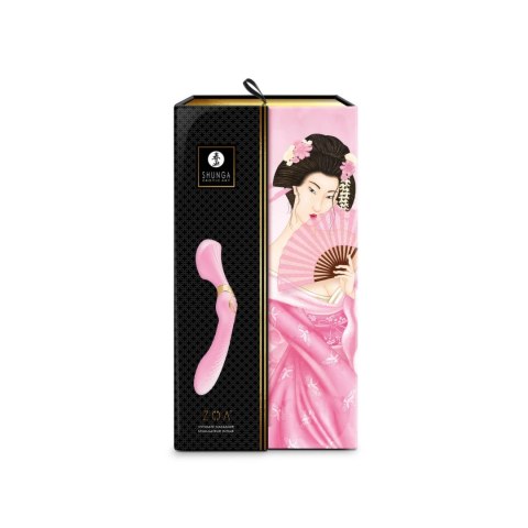 Shunga Zoa Light Pink - model anatomiczny, 10 trybow, silikon, rożowy Shunga Zoa Light Pink - model anatomiczny, 10 trybow, silikon, rożowy
