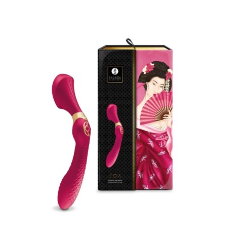 Shunga Zoa Raspberry - urządzenie intymne ergonomiczne 10 trybow Shunga Zoa Raspberry - urządzenie intymne ergonomiczne 10 trybow