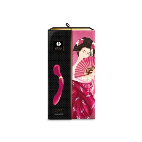 Shunga Zoa Raspberry - urządzenie intymne ergonomiczne 10 trybow Shunga Zoa Raspberry - urządzenie intymne ergonomiczne 10 trybow