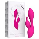 Swan The Cygnet Swan Pink - masażer anatomiczny silikonowy, 2 silniki