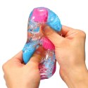 Tenga Bobble Crazy Cubes - elastyczna maszyna intymna, kompaktowa, kolorowa