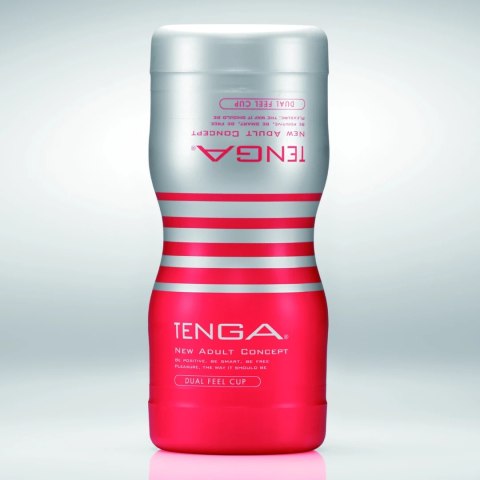 Tenga Dual Feel Cup Medium - dwustronna maszyna intymna, średni rozmiar Tenga Dual Feel Cup Medium - dwustronna maszyna intymna, średni rozmiar