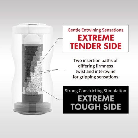 Tenga Dual Sensation Cup Extremes system intymny, dwustronny, jednorazowy Tenga Dual Sensation Cup Extremes system intymny, dwustronny, jednorazowy
