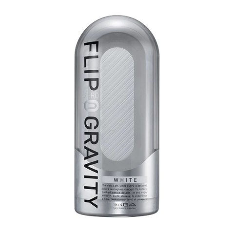 Tenga Flip Zero Gravity White - system anatomiczny, miękki materiał, 18 cm Tenga Flip Zero Gravity White - system anatomiczny, miękki materiał, 18 cm