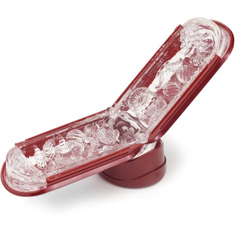 Tenga Flip Zero Red & Flip Warmer - zestaw z podgrzewaczem, ergonomiczny Tenga Flip Zero Red & Flip Warmer - zestaw z podgrzewaczem, ergonomiczny