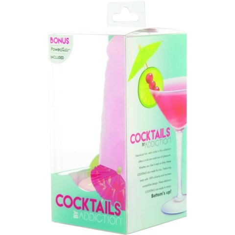 Addiction Cocktails Purple Cosmo 14 cm silikonowy model z przyssawką Addiction Cocktails Purple Cosmo 14 cm silikonowy model z przyssawką
