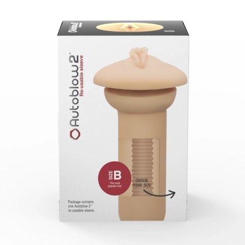 Autoblow 2 Plus XT Wkładka wymienna model B średni rozmiar Autoblow 2 Plus XT Wkładka wymienna model B średni rozmiar