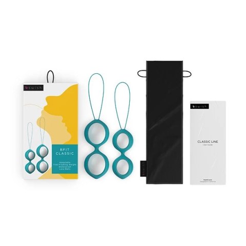 B Swish Bfit Classic Jade - zestaw kul do ćwiczeń mięśni Kegla B Swish Bfit Classic Jade - zestaw kul do ćwiczeń mięśni Kegla