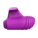 B Swish bteased Basic Orchid - stymulator palcowy, 5 trybow, silikon