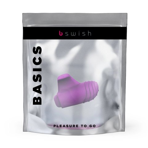 B Swish bteased Basic Orchid - stymulator palcowy, 5 trybow, silikon B Swish bteased Basic Orchid - stymulator palcowy, 5 trybow, silikon