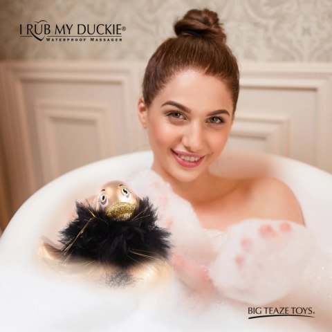 Big Teaze Toys I Rub My Duckie 2.0 Paris Gold - wodoodporny masażer 7 trybow Big Teaze Toys I Rub My Duckie 2.0 Paris Gold - wodoodporny masażer 7 trybow