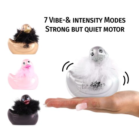 Big Teaze Toys I Rub My Duckie 2.0 Paris Silver masażer wodoodporny Big Teaze Toys I Rub My Duckie 2.0 Paris Silver masażer wodoodporny