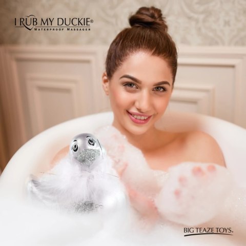 Big Teaze Toys I Rub My Duckie 2.0 Paris Silver masażer wodoodporny Big Teaze Toys I Rub My Duckie 2.0 Paris Silver masażer wodoodporny