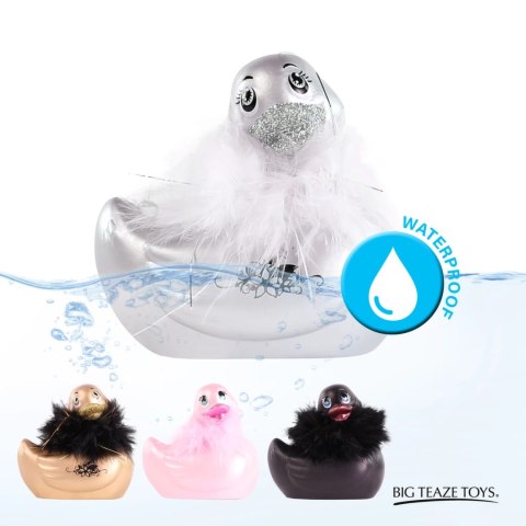 Big Teaze Toys I Rub My Duckie 2.0 Paris Silver masażer wodoodporny Big Teaze Toys I Rub My Duckie 2.0 Paris Silver masażer wodoodporny