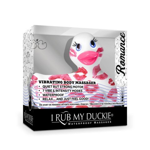 Big Teaze Toys I Rub My Duckie 2.0 masażer wodoodporny biało-rożowy Big Teaze Toys I Rub My Duckie 2.0 masażer wodoodporny biało-rożowy