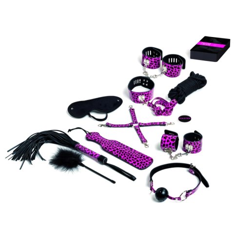 Bijoux Indiscrets Master & Slave Bondage Game Magenta - Zestaw z Akcesoriami Bijoux Indiscrets Master & Slave Bondage Game Magenta - Zestaw z Akcesoriami