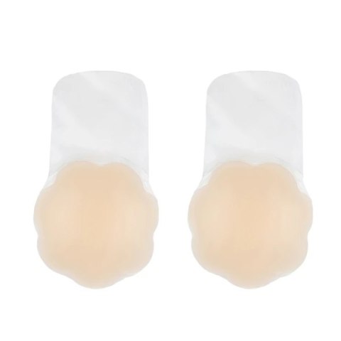 Bye Bra Silicone Pull-Ups Nude M - silikonowe osłonki modelujące 10 cm Bye Bra Silicone Pull-Ups Nude M - silikonowe osłonki modelujące 10 cm