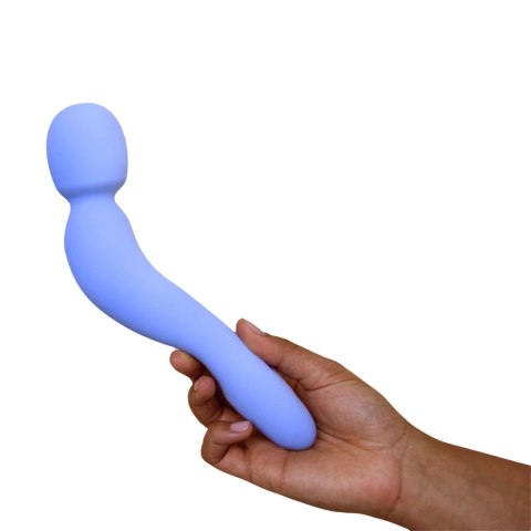 Dame Products Com Wand Periwinkle - masażer silikonowy, 5 trybow Dame Products Com Wand Periwinkle - masażer silikonowy, 5 trybow