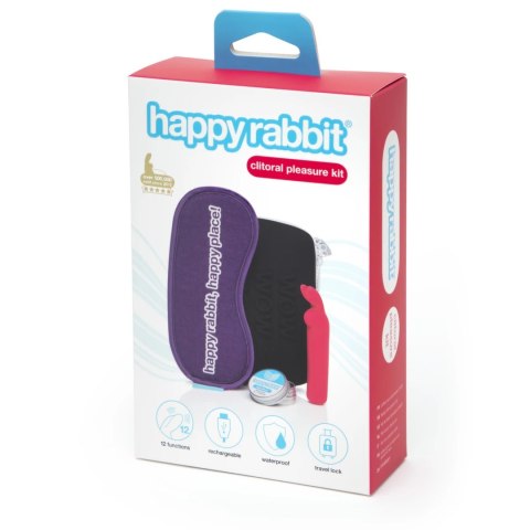 Happy Rabbit Zestaw Clitoral Kit - 4-elementowy, ładowalny, etui Happy Rabbit Zestaw Clitoral Kit - 4-elementowy, ładowalny, etui