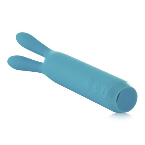 Je Joue Rabbit Bullet Teal - kompaktowy model z elastycznymi końcowkami Je Joue Rabbit Bullet Teal - kompaktowy model z elastycznymi końcowkami