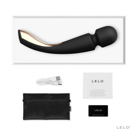 LELO Smart Wand 2 Medium Black masażer bezprzewodowy 21cm LELO Smart Wand 2 Medium Black masażer bezprzewodowy 21cm