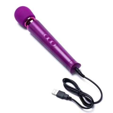 Le Wand Petite Massager Cherry - kompaktowy masażer, 10 trybow Le Wand Petite Massager Cherry - kompaktowy masażer, 10 trybow