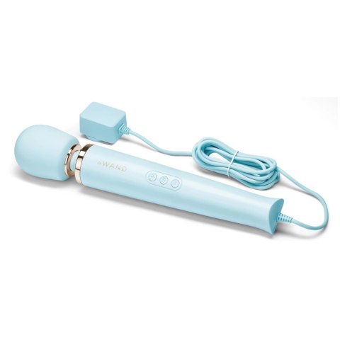 Le Wand Plug-In Massager Sky Blue - Masażer zasilany sieciowo, 245 cm kabel Le Wand Plug-In Massager Sky Blue - Masażer zasilany sieciowo, 245 cm kabel