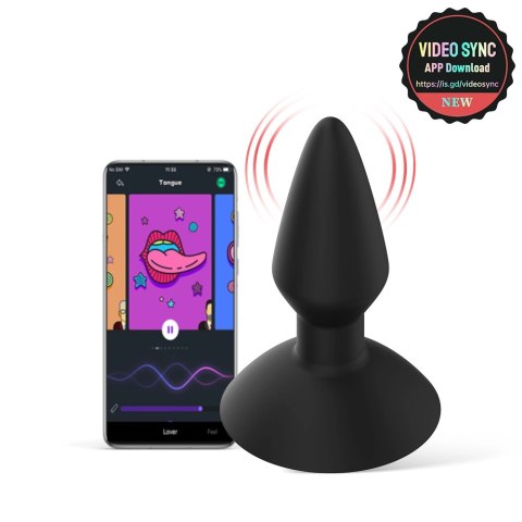 Magic Motion Equinox - wibrujący plug z aplikacją, czarny, 10,8 cm Magic Motion Equinox - wibrujący plug z aplikacją, czarny, 10,8 cm