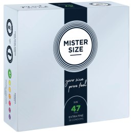 Mister Size 47 mm - precyzyjnie dopasowane prezerwatywy 36 sztuk