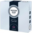 Mister Size 64 mm - prezerwatywy anatomiczne, 36 sztuk, duży rozmiar