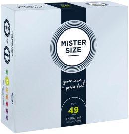 Mister Size Prezerwatywy 49 mm 36 sztuk - indywidualny rozmiar i komfort