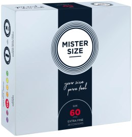 Mister Size Prezerwatywy 60 mm 36 szt. - Precyzyjne Dopasowanie