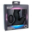 Nexus Max 20 Black - wibrujący korek z pilotem, silikonowy, 10x4 cm
