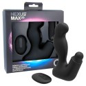 Nexus Max 20 Black - wibrujący korek z pilotem, silikonowy, 10x4 cm