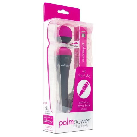 PalmPower Plug & Play Wand Massager - mobilny masażer z powerbankiem PalmPower Plug & Play Wand Massager - mobilny masażer z powerbankiem
