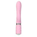 Pillow Talk Lively Pink - dwusilnikowy masażer z obrotowym trzonem