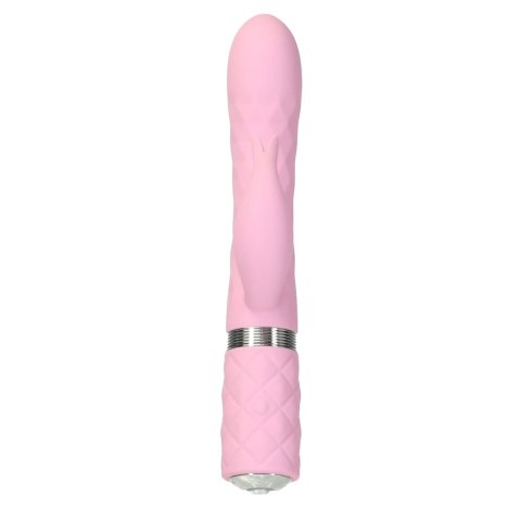 Pillow Talk Lively Pink - dwusilnikowy masażer z obrotowym trzonem Pillow Talk Lively Pink - dwusilnikowy masażer z obrotowym trzonem