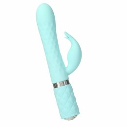 Pillow Talk Lively Teal - dwusilnikowy masażer rotacyjny USB