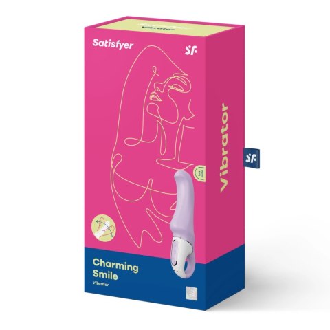 Satisfyer Charming Smile - silikonowy model z funkcją intensywnej stymulacji, fioletowy Satisfyer Charming Smile - silikonowy model z funkcją intensywnej stymulacji, fioletowy